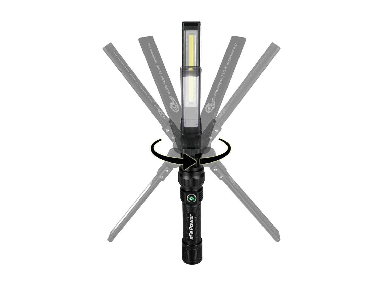 40-10229 AFE Filters aFe Power Magnetic Folding Flashlight