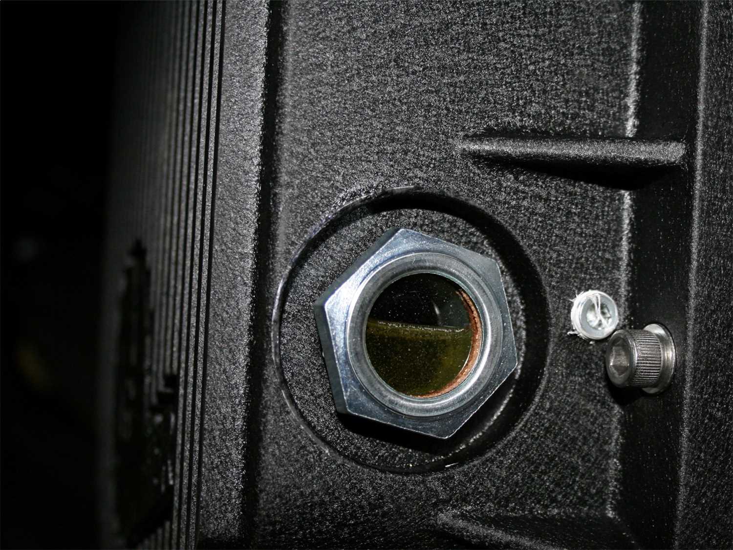 46-00001 AFE Filters Differential Cover Oil Level Sight Glass