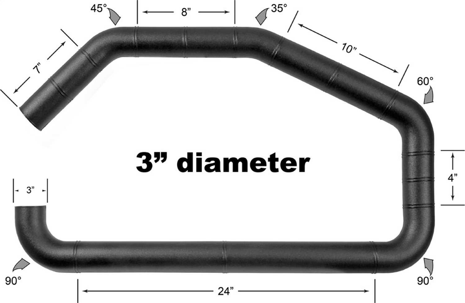100-300 Airaid Air Intake Tube