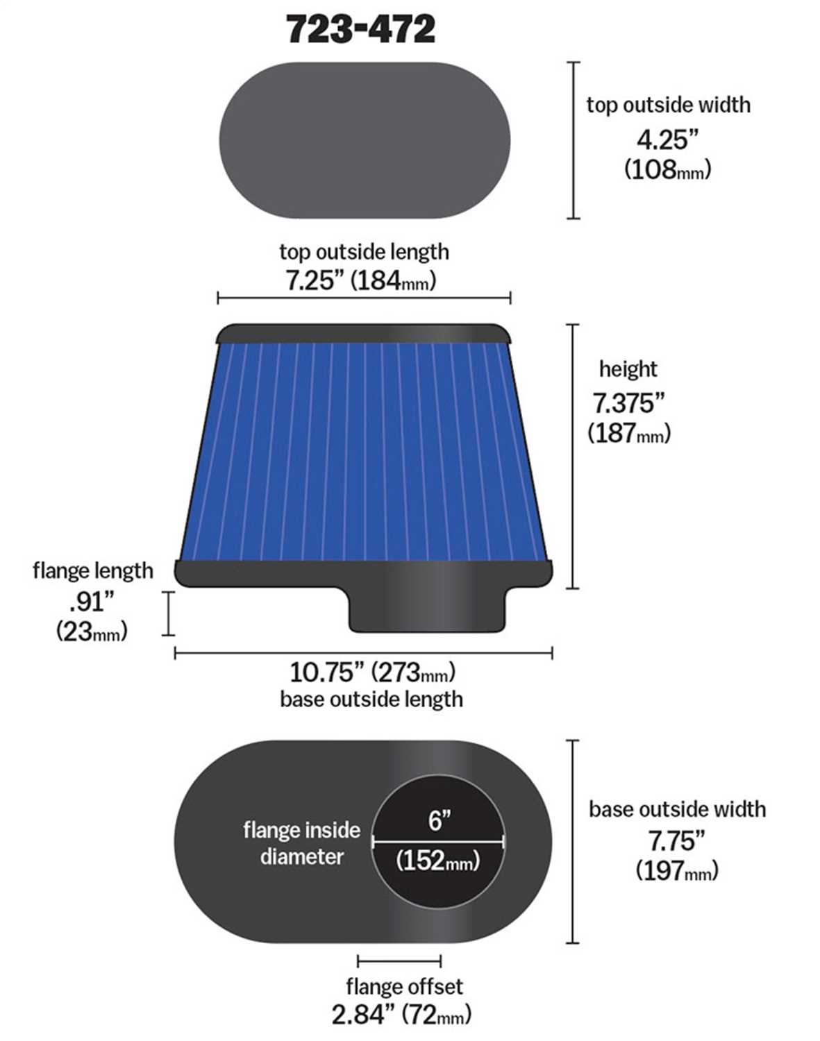 723-472 Airaid Air Filter