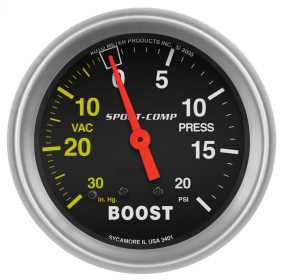 Sport-Comp™ Mechanical Boost/Vacuum Gauge 3401
