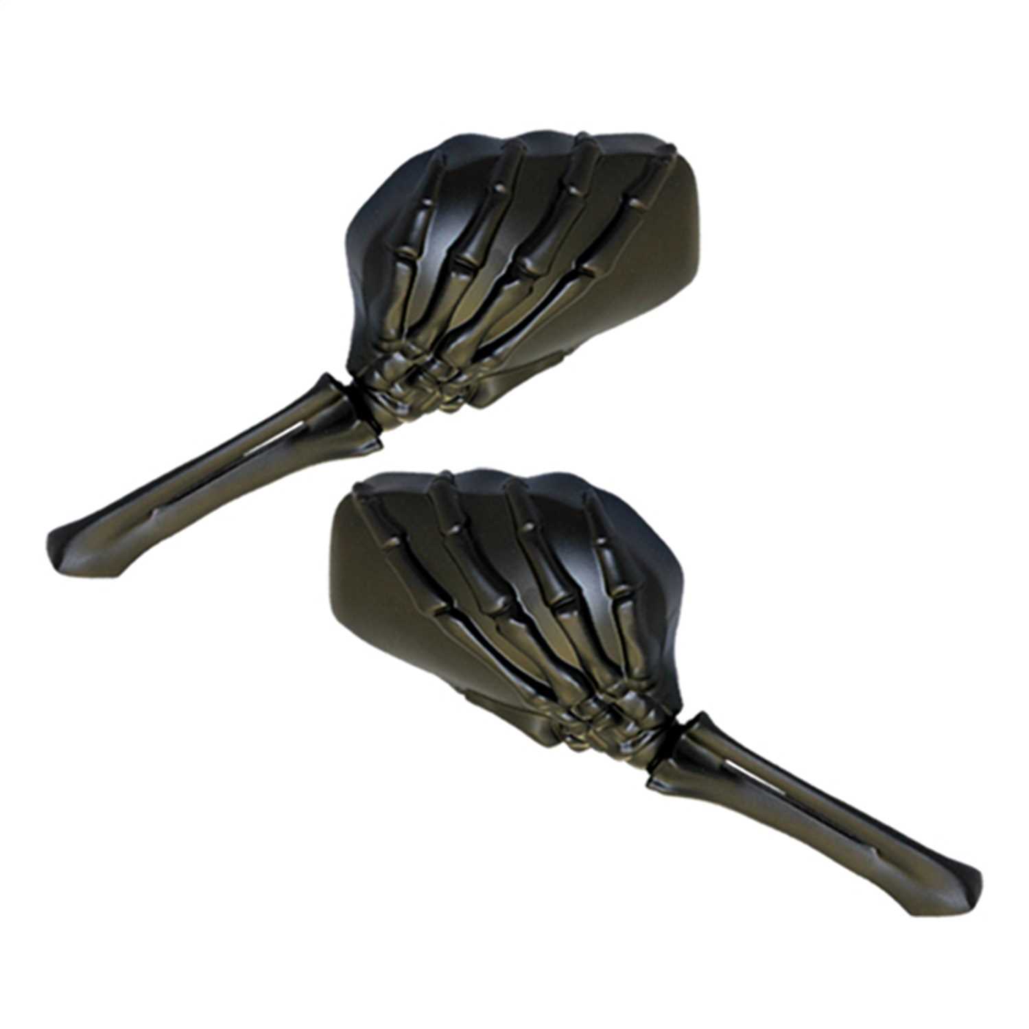 01916 CIPA Mirrors Motorcycle Skeleton Hand Mirror