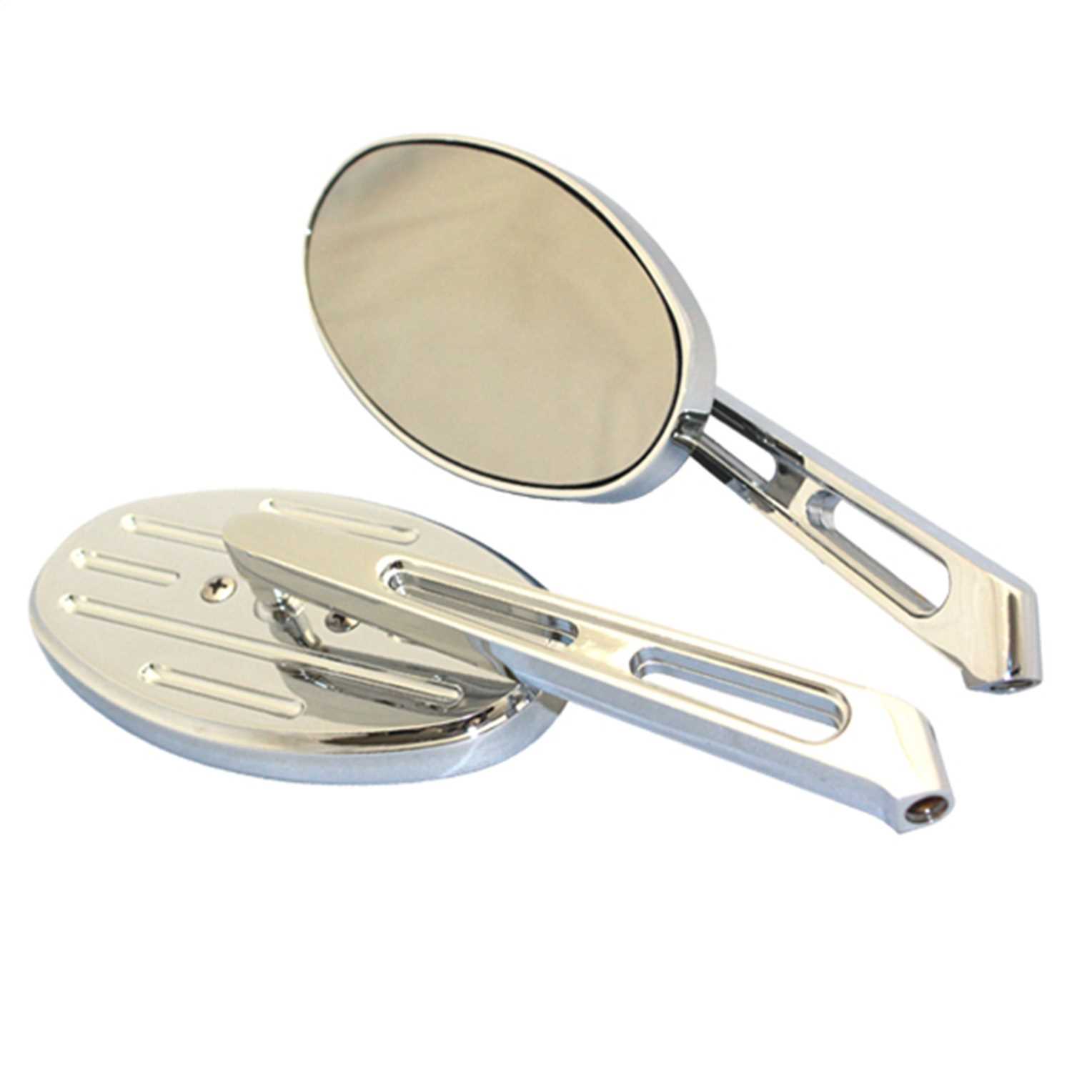 01932 CIPA Mirrors Motorcycle Oval Dashed Lines Mirror Kit