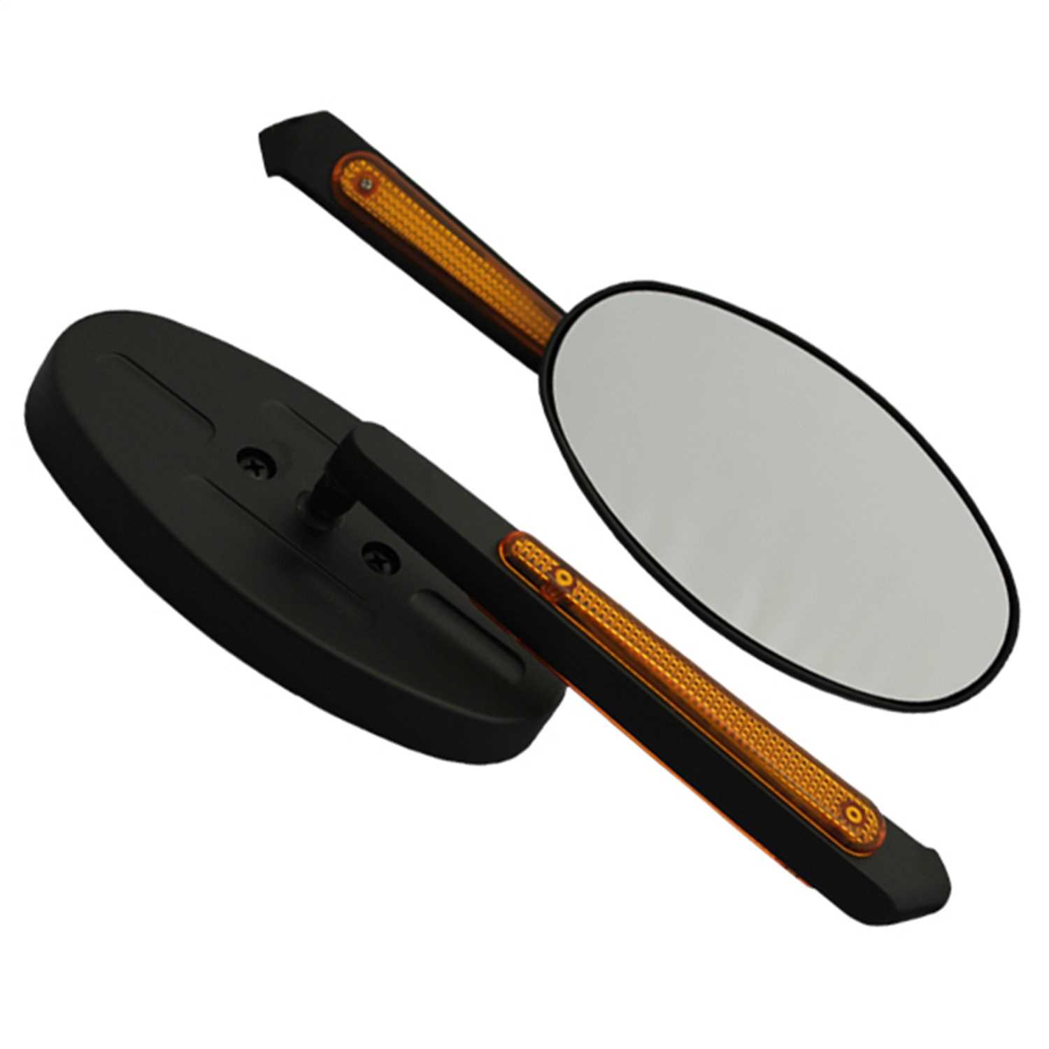 01941 CIPA Mirrors Motorcycle Oval LED Lighted Mirror Kit