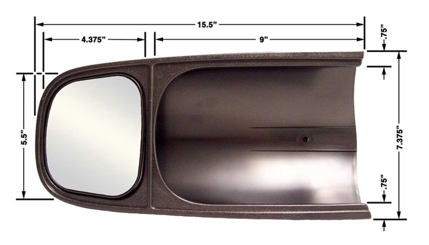 10300 CIPA Mirrors Custom Towing Mirror