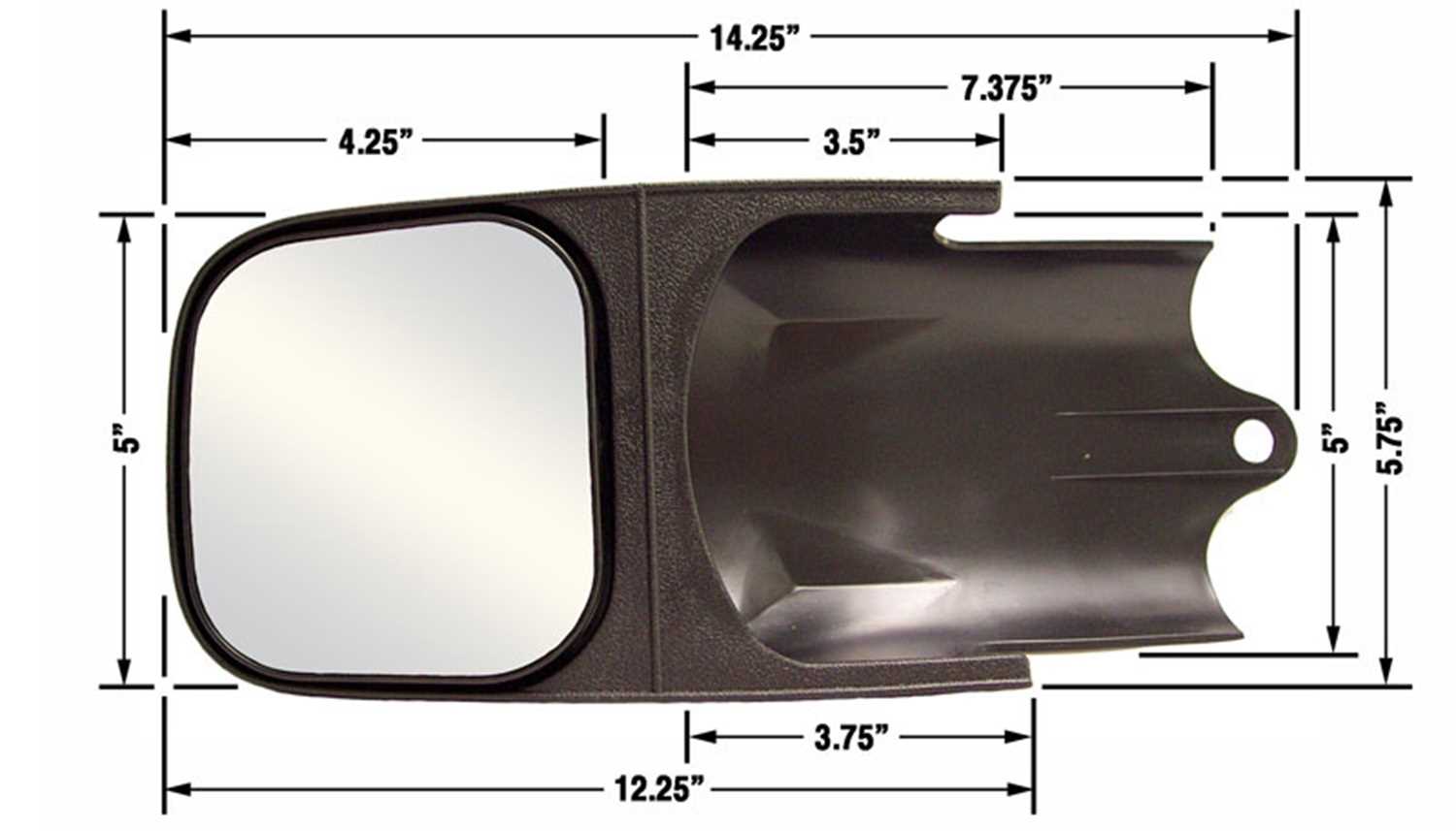 11000 CIPA Mirrors Custom Towing Mirror