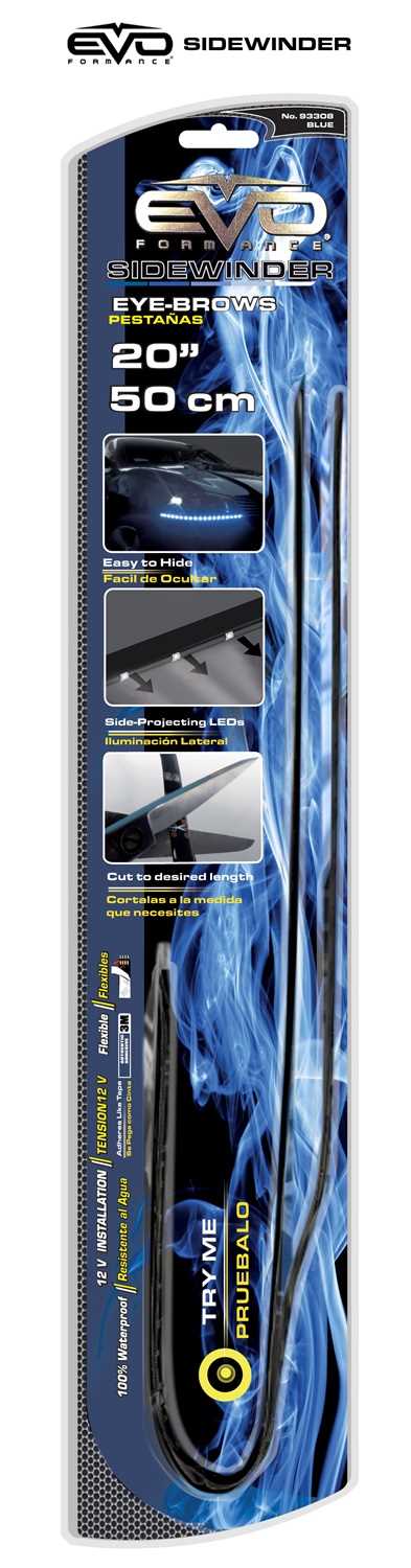 93308 CIPA Mirrors EVO Formance Sidewinder LED Light Strip
