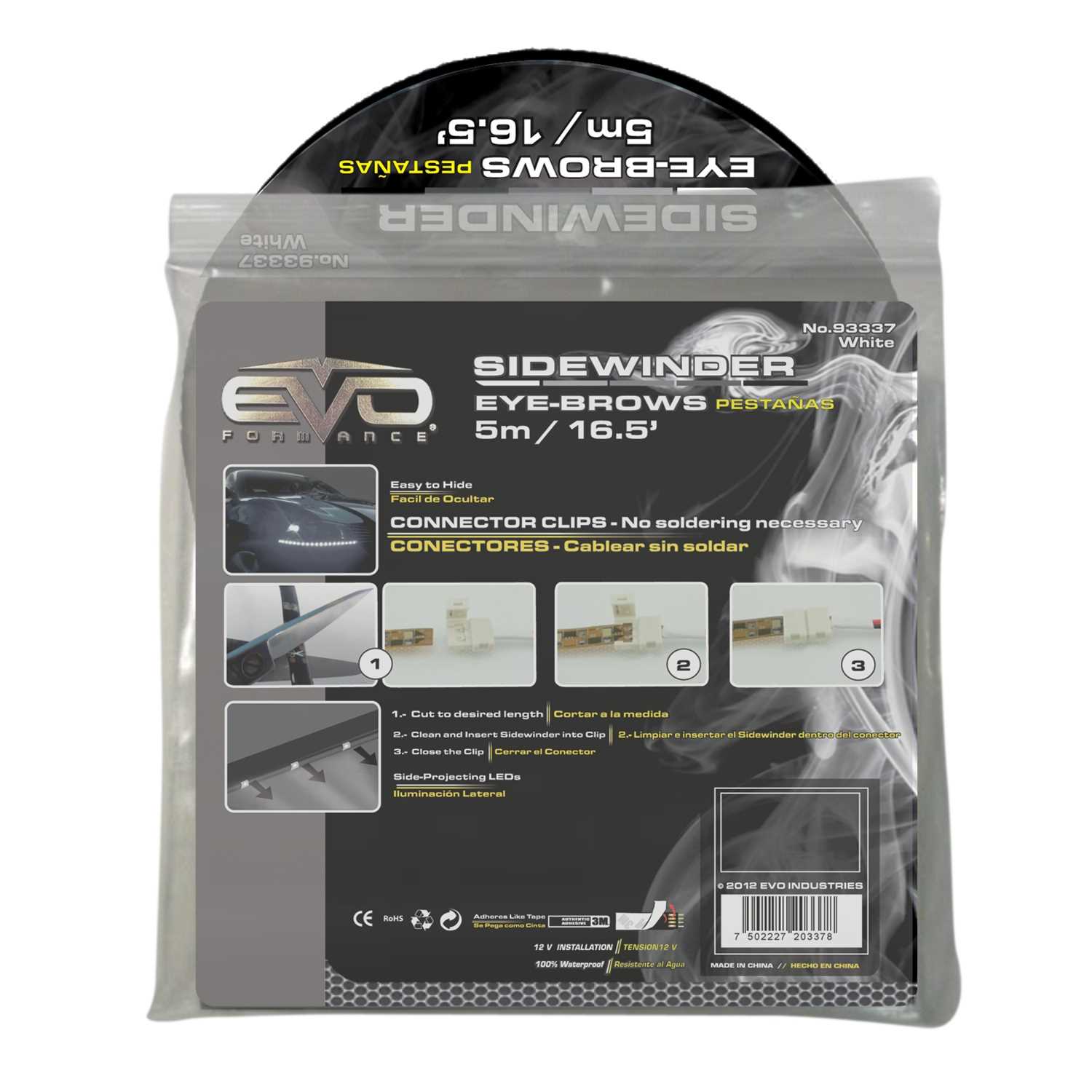 93336 CIPA Mirrors EVO LED Eyebrows Headlight Light Strip