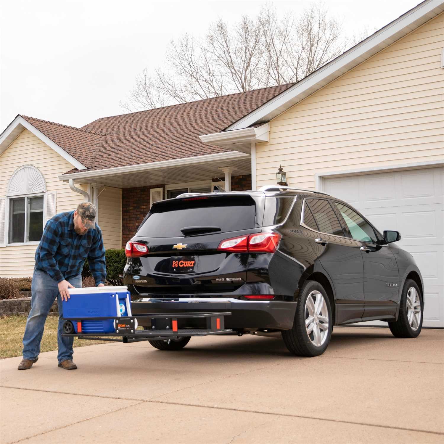 18152 CURT Basket Style Cargo Carrier