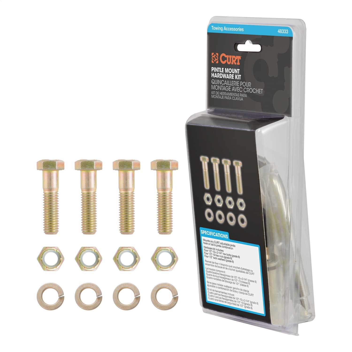 48333 CURT Bolt Kit Pintle Mount