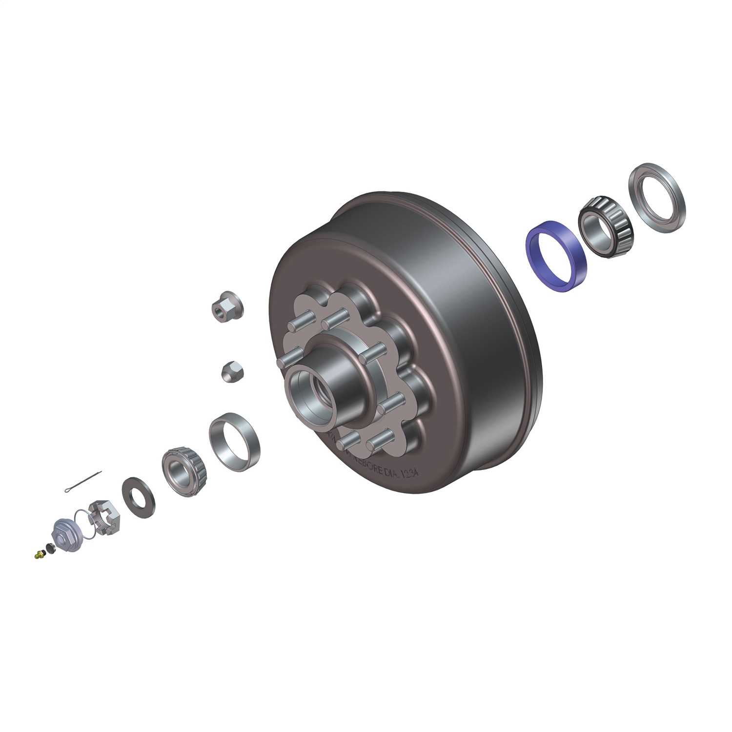 85373929 CURT Lippert Trailer Axle Oil And Dust Cap