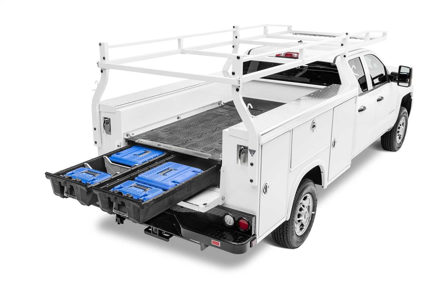 Sb1 Decked Service Body Truck Bed Storage System Truck Accessory