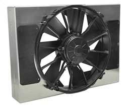 electric radiator fan shroud