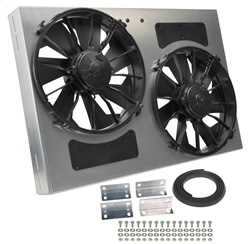 electric radiator fan shroud