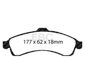 EBC Brakes DP31637C Redstuff Ceramic Low Dust Brake Pad