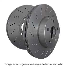 Cross Drilled Rotor Set