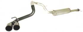 Black Elite Cat-Back Dual Sport Exhaust System 618816B
