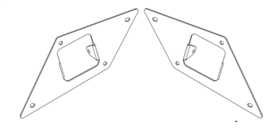 BR5 Front Light Plates 243882T