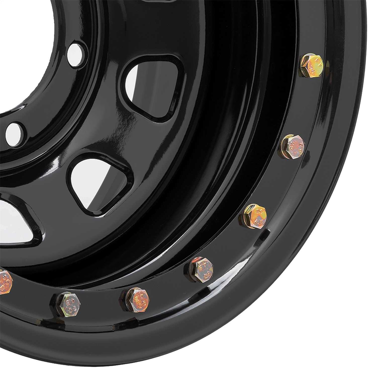252-5183F Pro Comp Wheels Rock Crawler Series 252 Black D-Window Wheel
