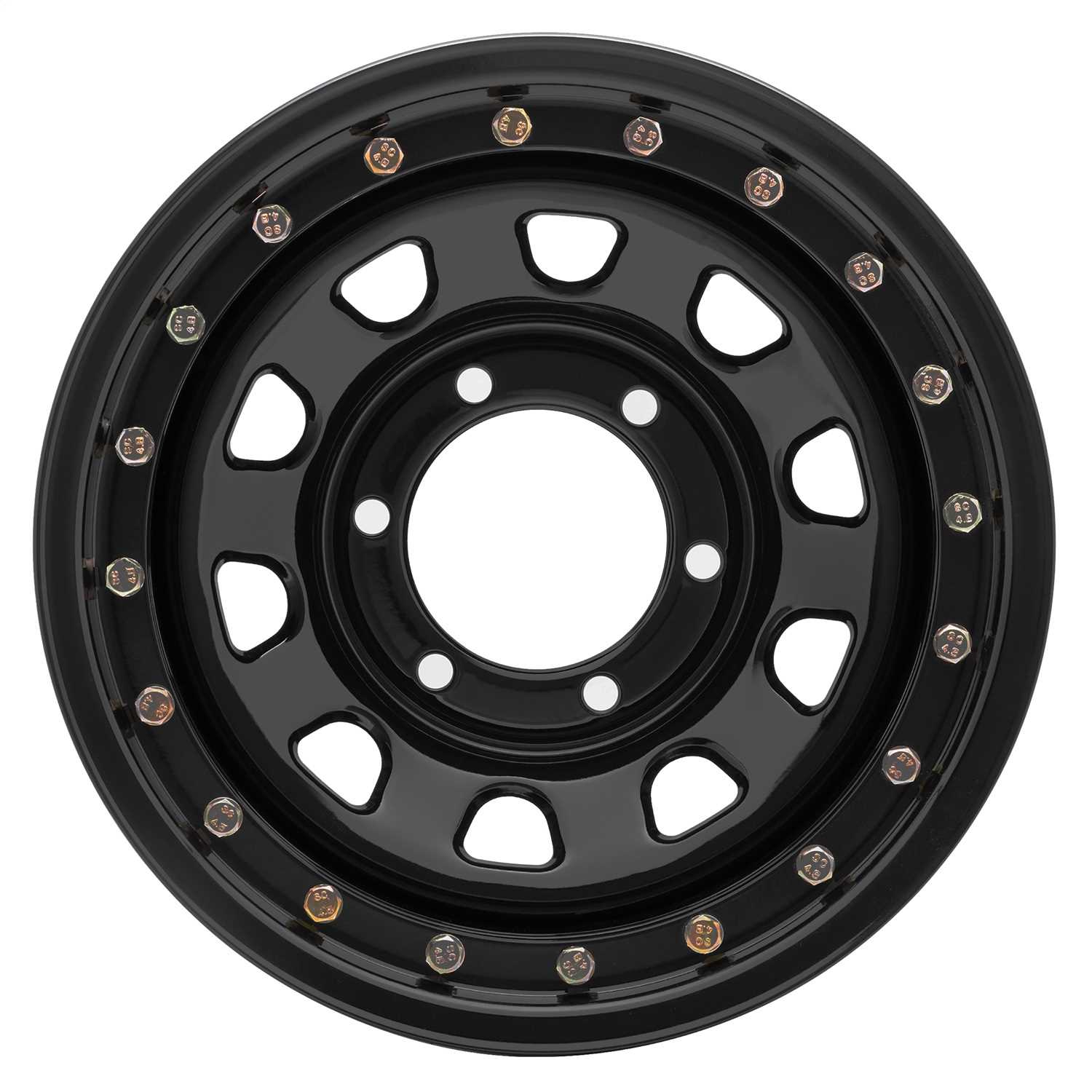 252-5183F Pro Comp Wheels Rock Crawler Series 252 Black D-Window Wheel