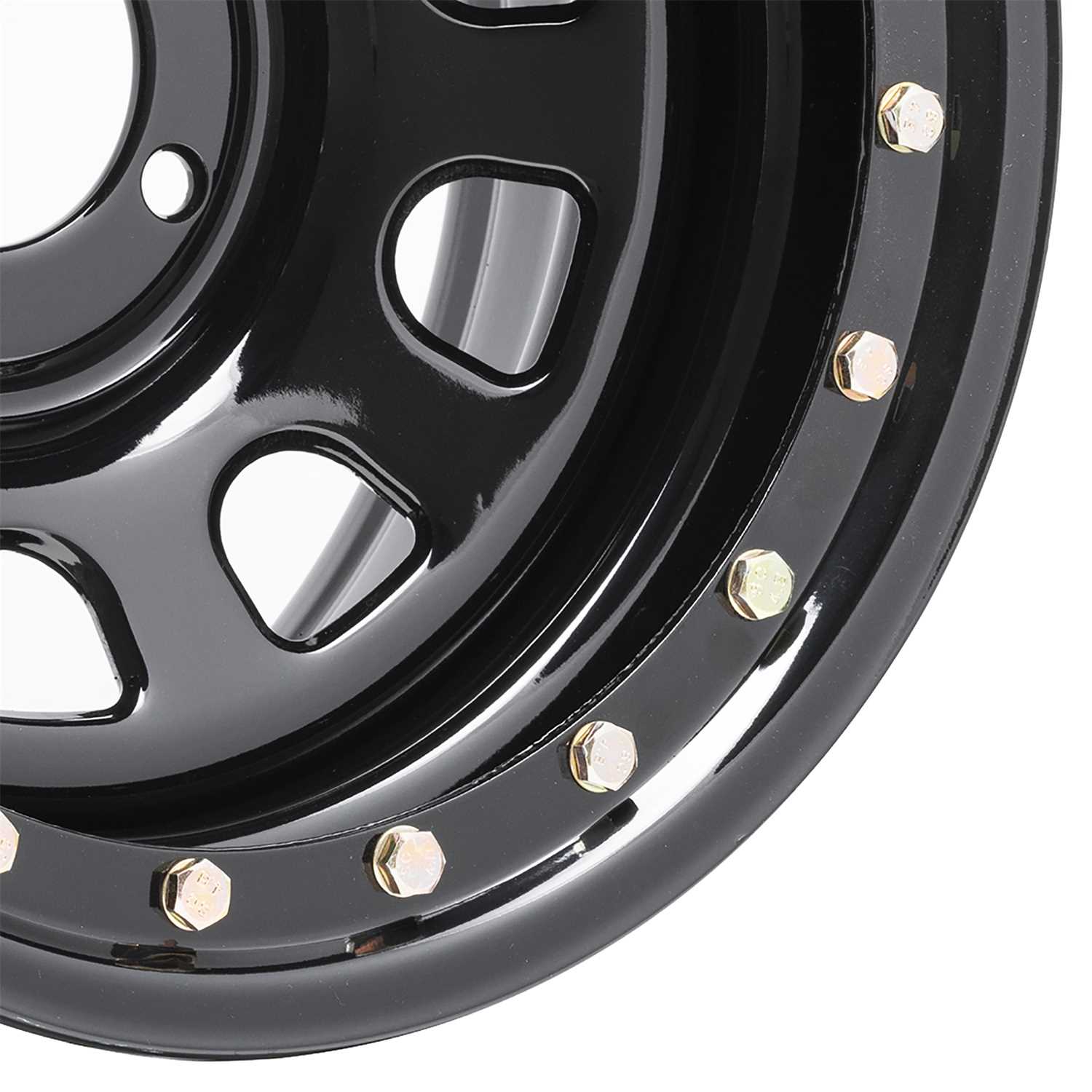 252-5185 Pro Comp Wheels Rock Crawler Series 252 Black D-Window Wheel