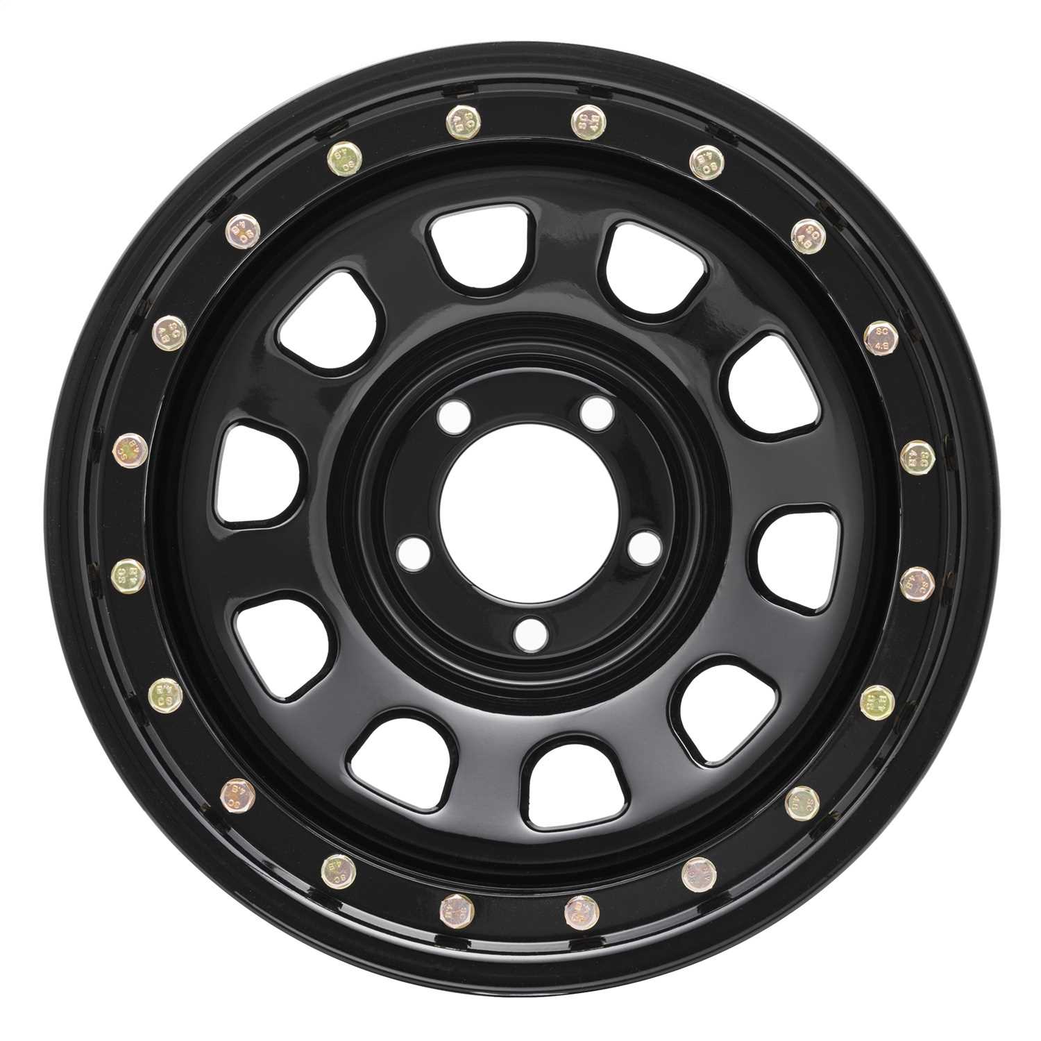 252-5185 Pro Comp Wheels Rock Crawler Series 252 Black D-Window Wheel