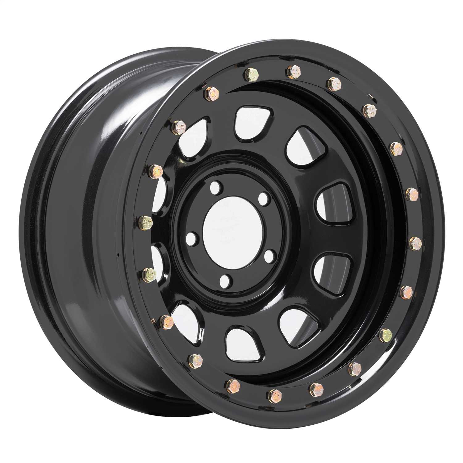 252-5885F Pro Comp Wheels Rock Crawler Series 252 Black D-Window Wheel
