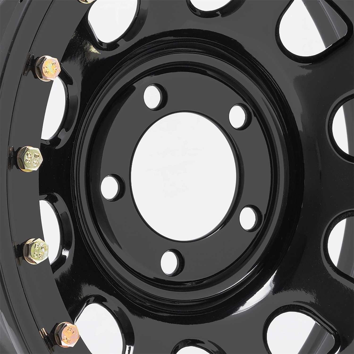 252-5885F Pro Comp Wheels Rock Crawler Series 252 Black D-Window Wheel
