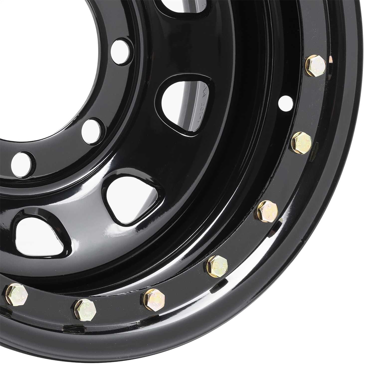 252-6181 Pro Comp Wheels Rock Crawler Series 252 Black D-Window Wheel