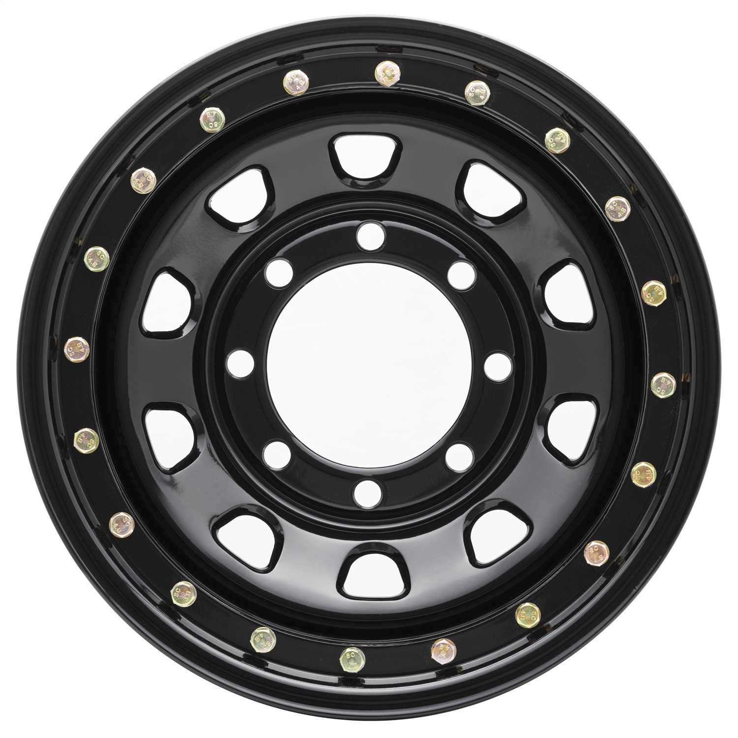252-6181 Pro Comp Wheels Rock Crawler Series 252 Black D-Window Wheel