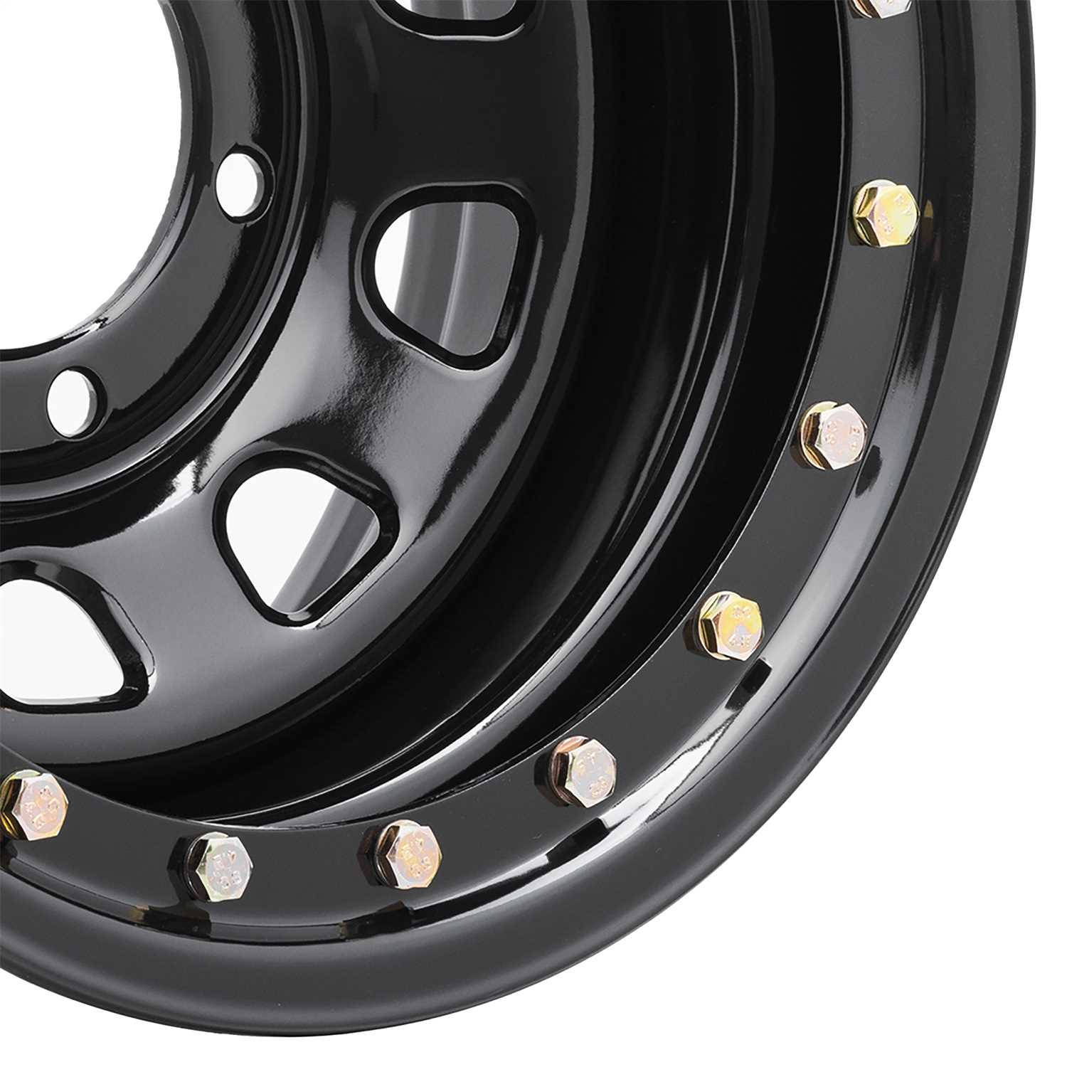 252-6883 Pro Comp Wheels Rock Crawler Series 252 Black D-Window Wheel