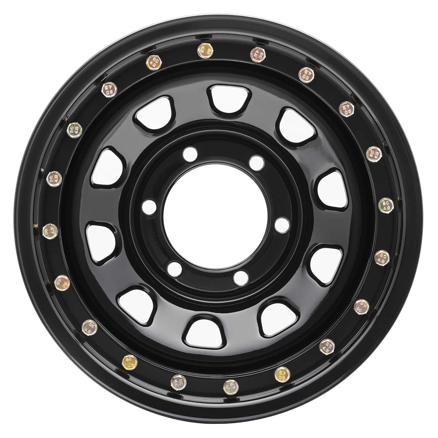 252-6883 Pro Comp Wheels Rock Crawler Series 252 Black D-Window Wheel