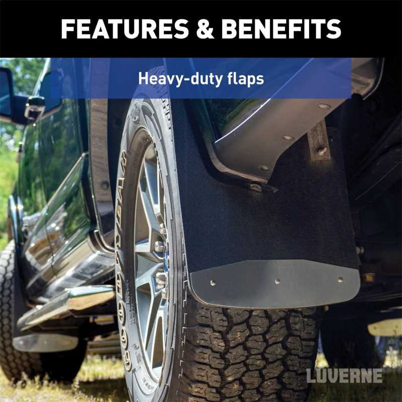 LUVERNE Textured Rubber Mud Guards 250740, Truck Accessory Center