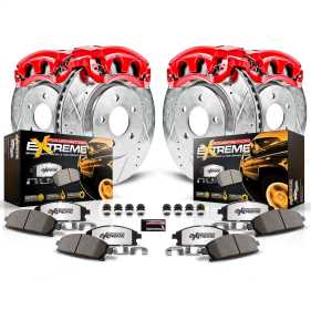 Z36 Extreme Performance Truck And Tow 1-Click Brake Kit w/Powder Coated Calipers KC1892A-36