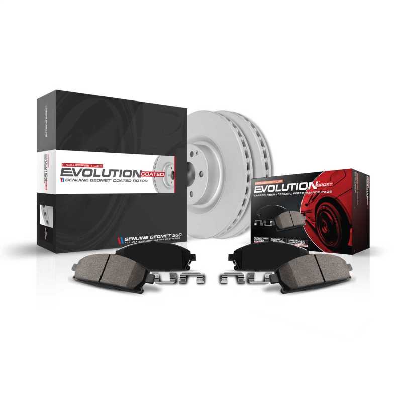Power Stop Z23 Evolution Sport Brake Kit with Genuine Geomet® Coated