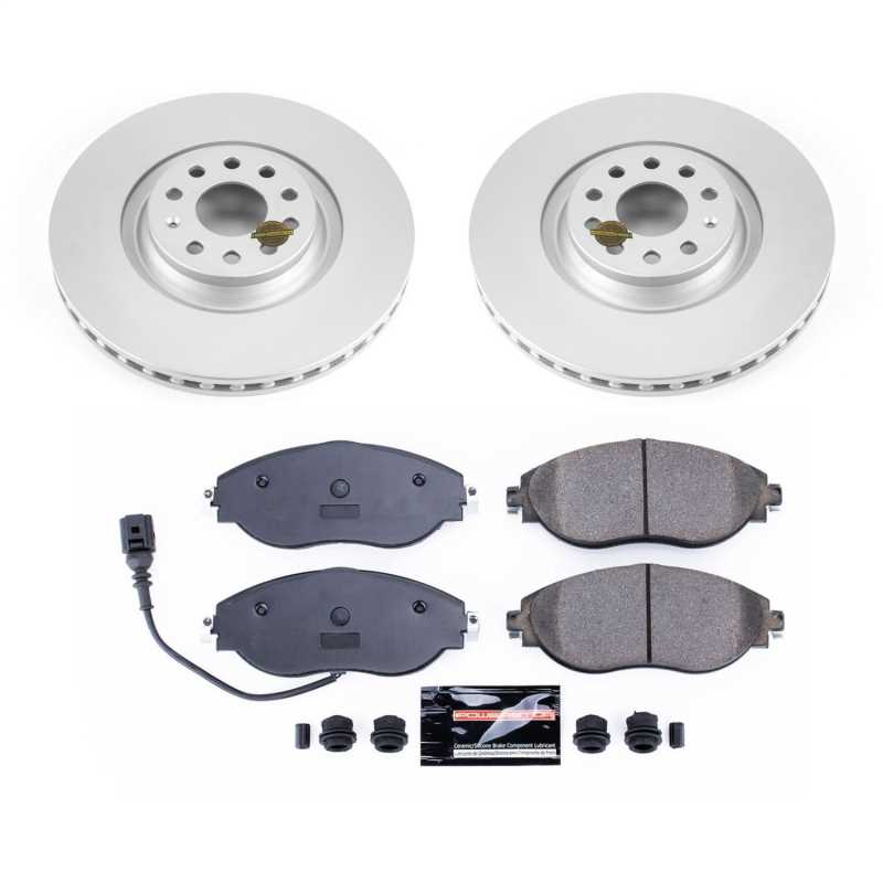 Power Stop Z23 Evolution Sport Brake Kit with Genuine Geomet® Coated