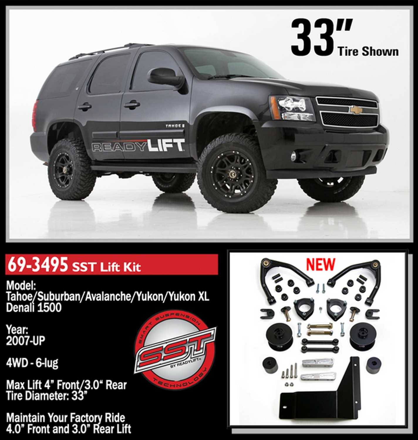 69-3495 ReadyLift SST® Lift Kit
