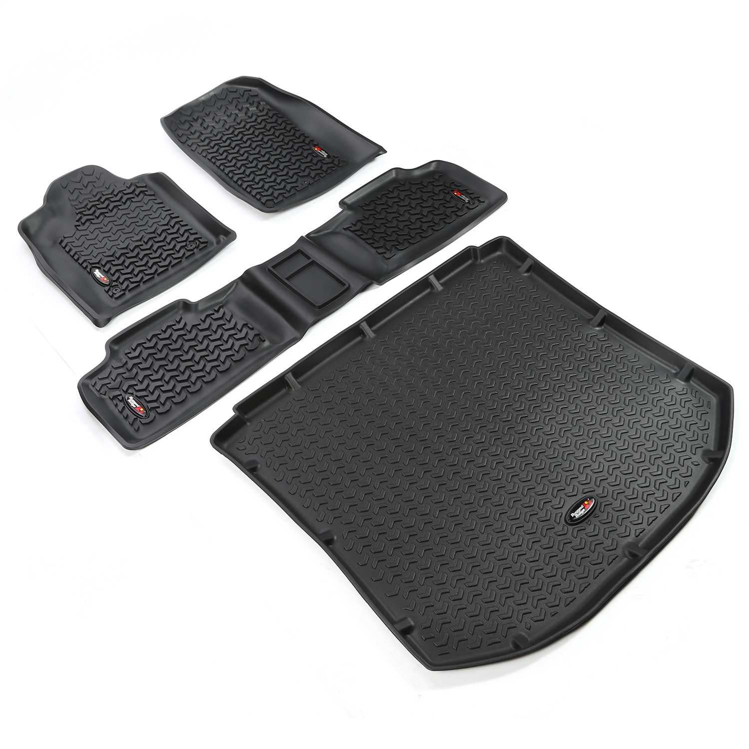 12988 24 Rugged Ridge All Terrain Floor Liner Bucks 4x4