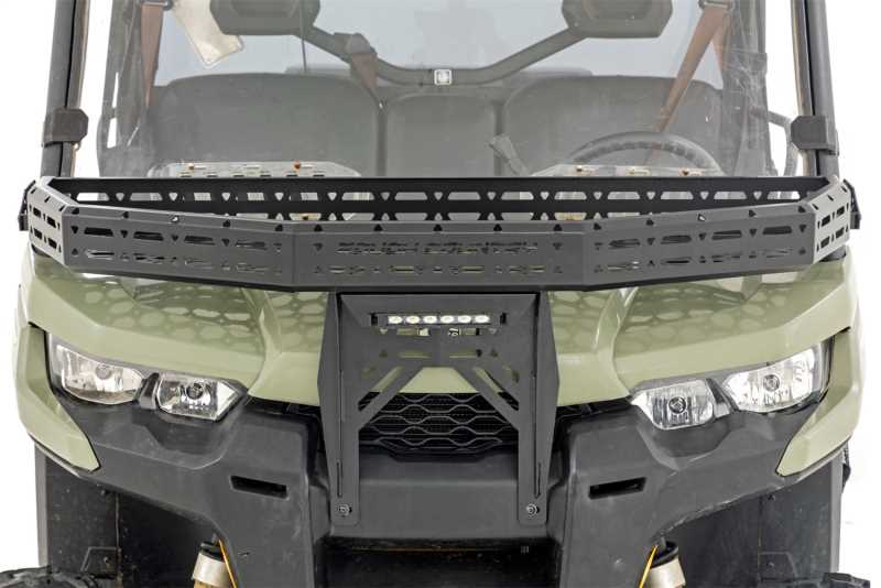 Front Cargo Rack Black Series LED 6 Light Slime Line Honda
