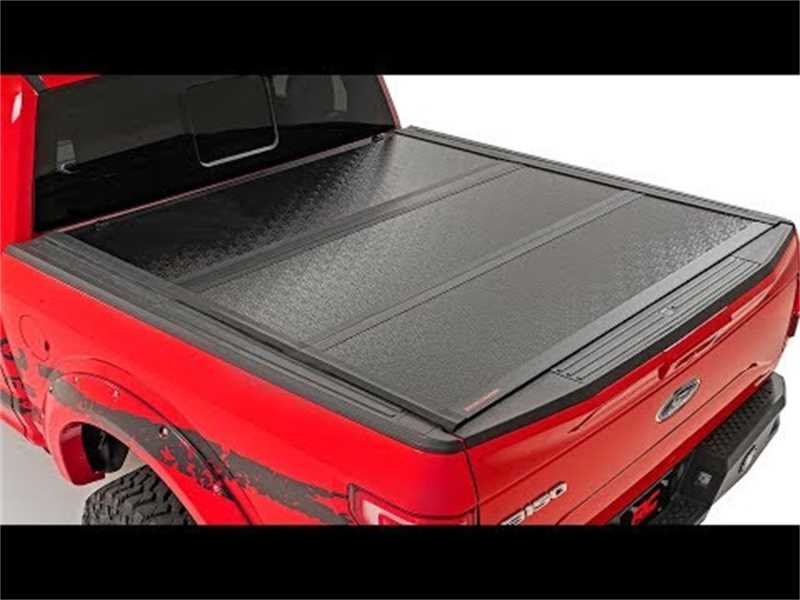 Rough Country Hard TriFold Tonneau Bed Cover 47620500, RC Detailing