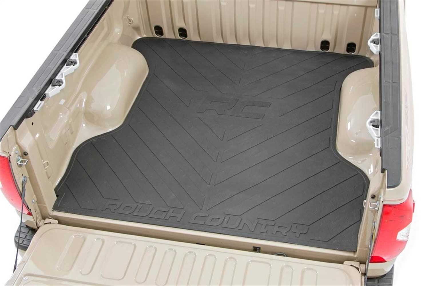 Rcm618 Rough Country Contoured Rubber Bed Mat Truck Accessory