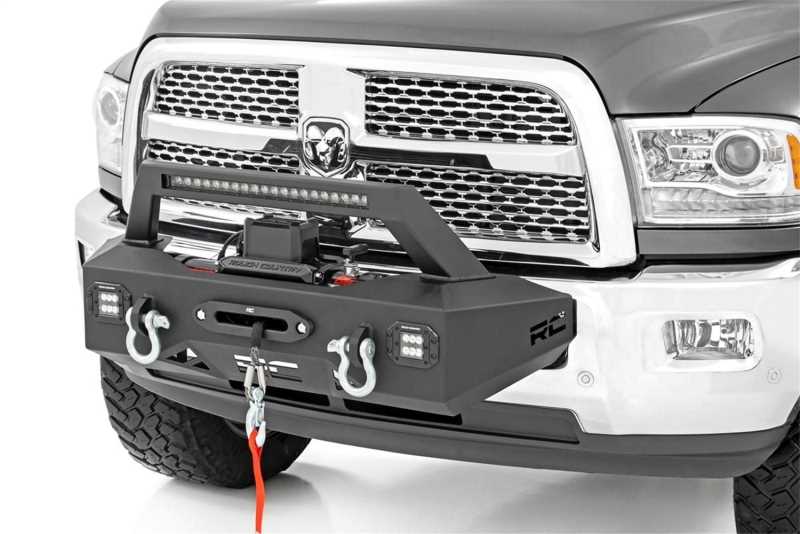 Rough Country Exo Winch Mount System Front Bumper 31007, J & L