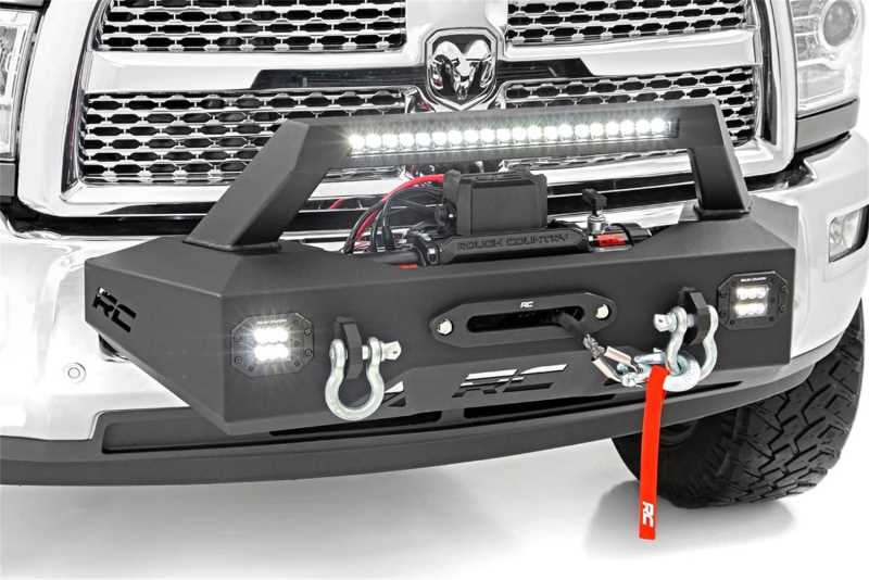 Rough Country Exo Winch Mount System Front Bumper 31007, J & L