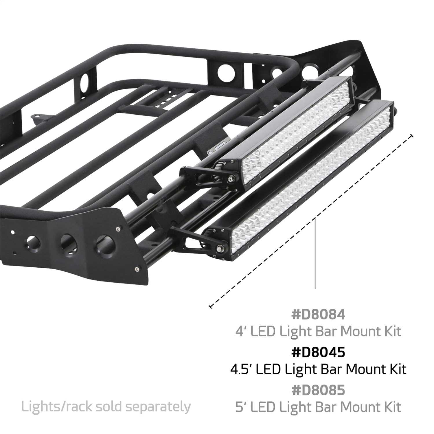 Defender Rack LED Light Bar Mount Mount Kit Free Shipping and even