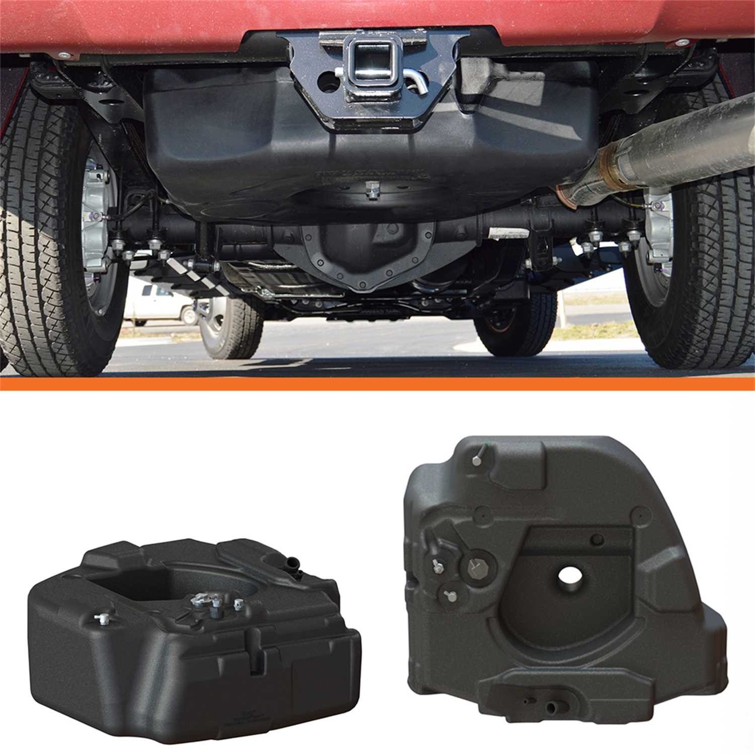 4020208 TITAN Fuel Tanks Spare Tire Auxiliary Fuel System