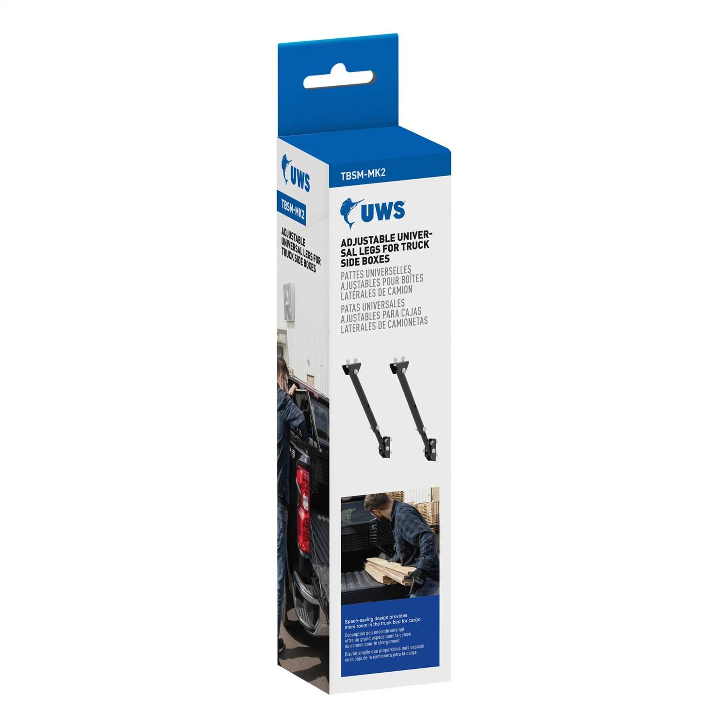 TBSM-MK2 UWS Adjustable Universal Legs For Truck Side Boxes