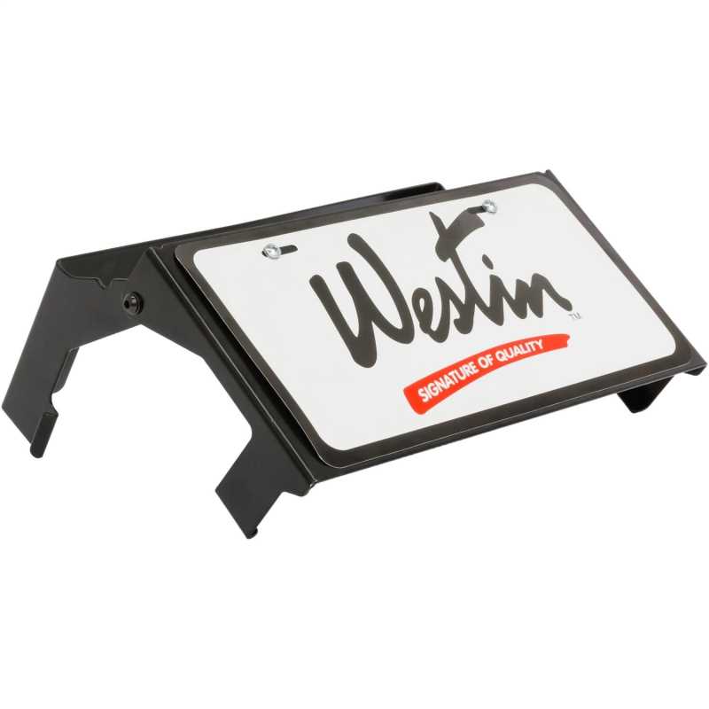 Westin Winch Mount License Plate Relocator 4620055, Everything Vehicle
