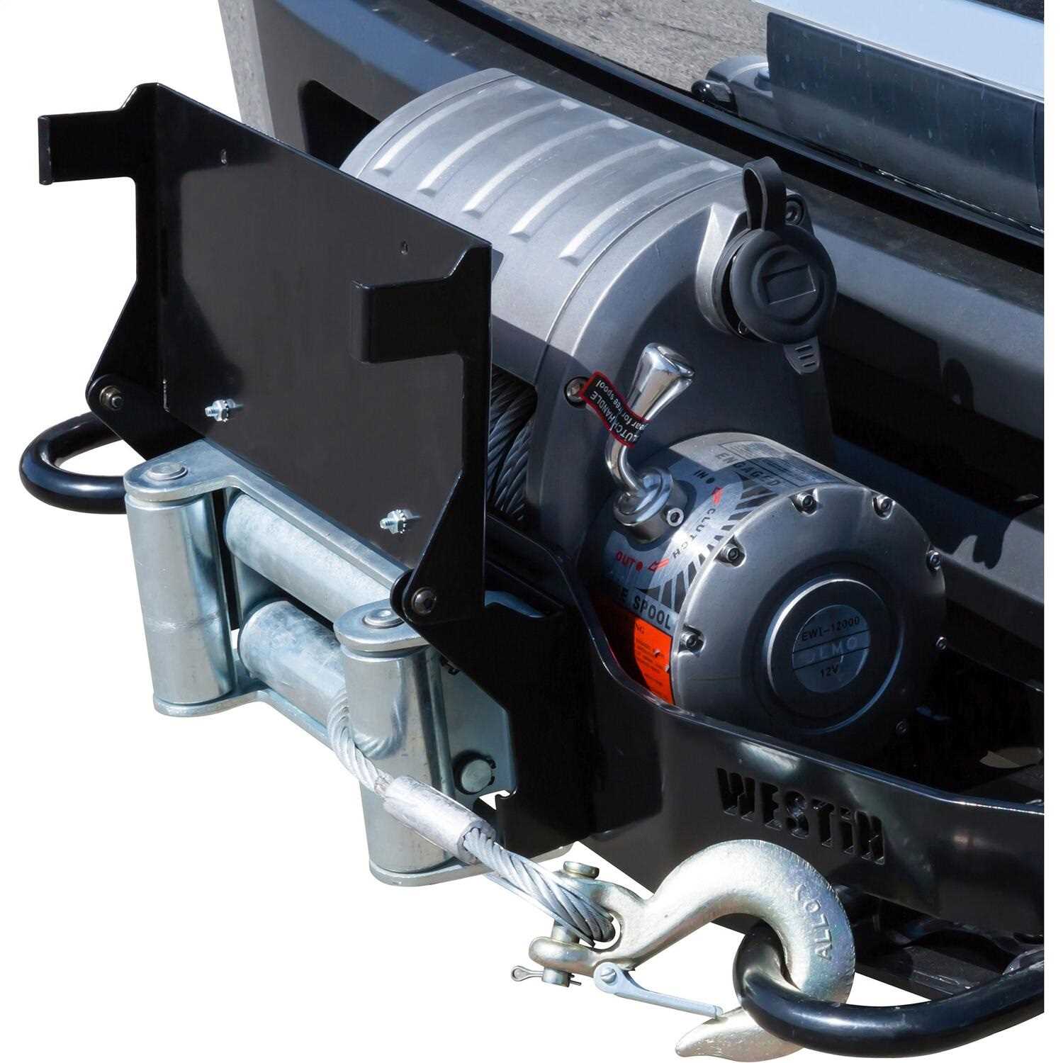 46-20055 Westin Winch Mount License Plate Relocator