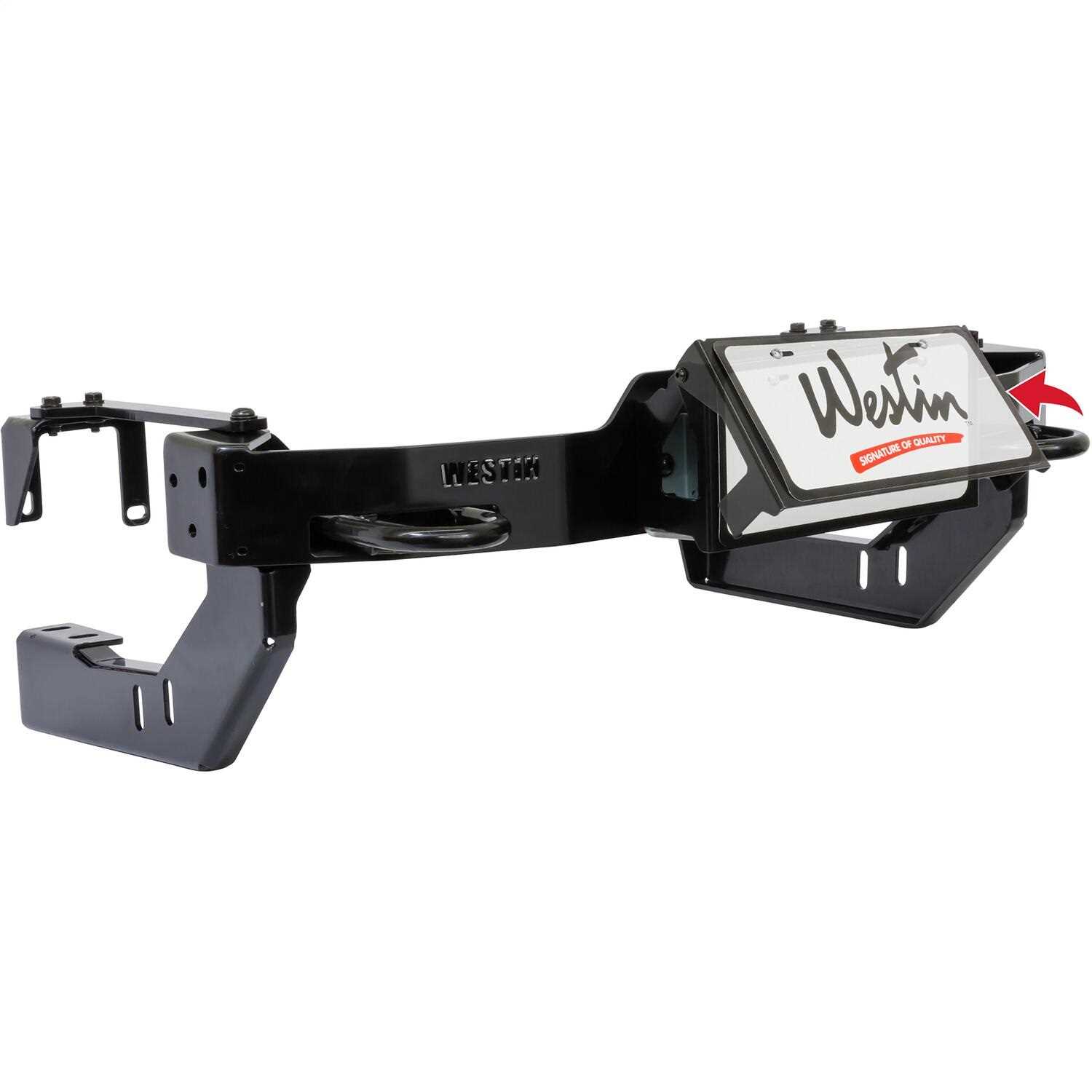 46-20055 Westin Winch Mount License Plate Relocator