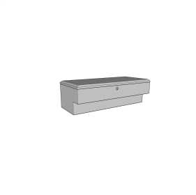 Brute LoSider Side Rail Tool Box 80-RB184